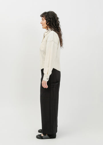 Ramona Denim Shirt / Cream