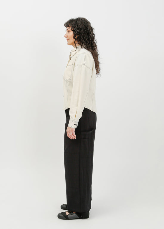 Ramona Denim Shirt / Cream