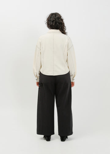 Ramona Denim Shirt / Cream