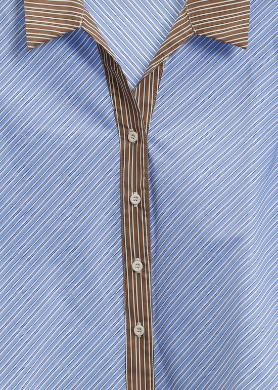 Alora Shirt / Blue-White
