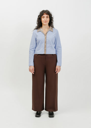 Alora Shirt / Blue-White