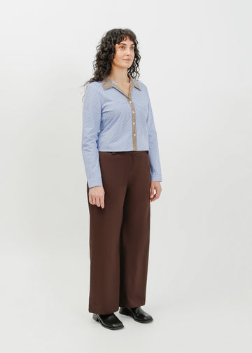 Alora Shirt / Blue-White
