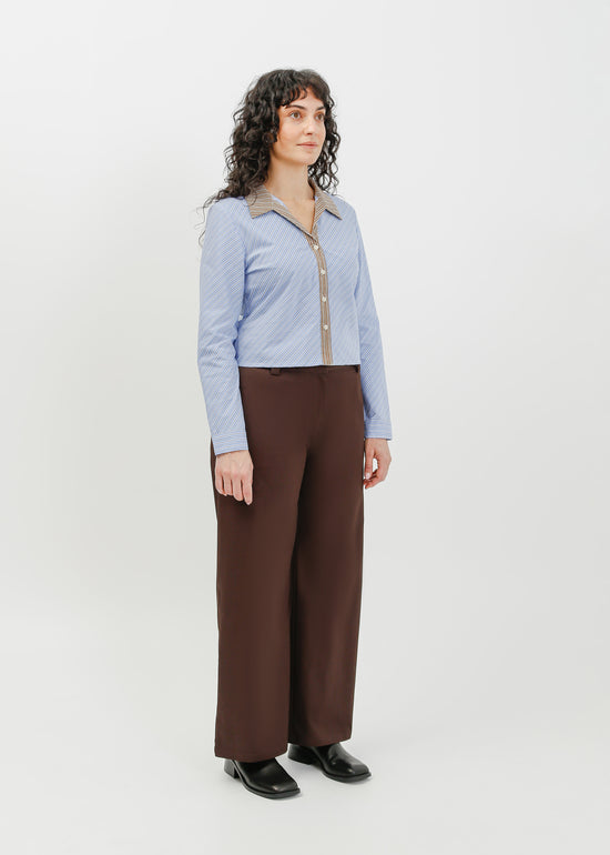 Alora Shirt / Blue-White