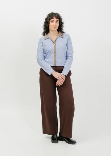 Alora Shirt / Blue-White