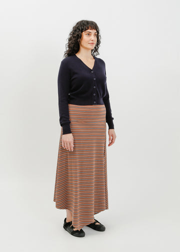 Smith Skirt / Brown-White-Navy