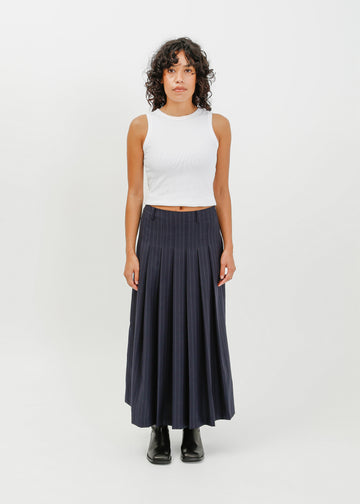 Adrienne Skirt / Navy-Blue