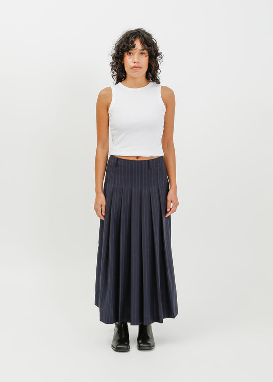 Adrienne Skirt / Navy-Blue