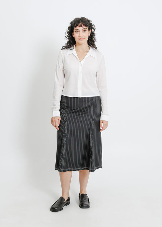 STEVIE SKIRT / BLACK-WHITE