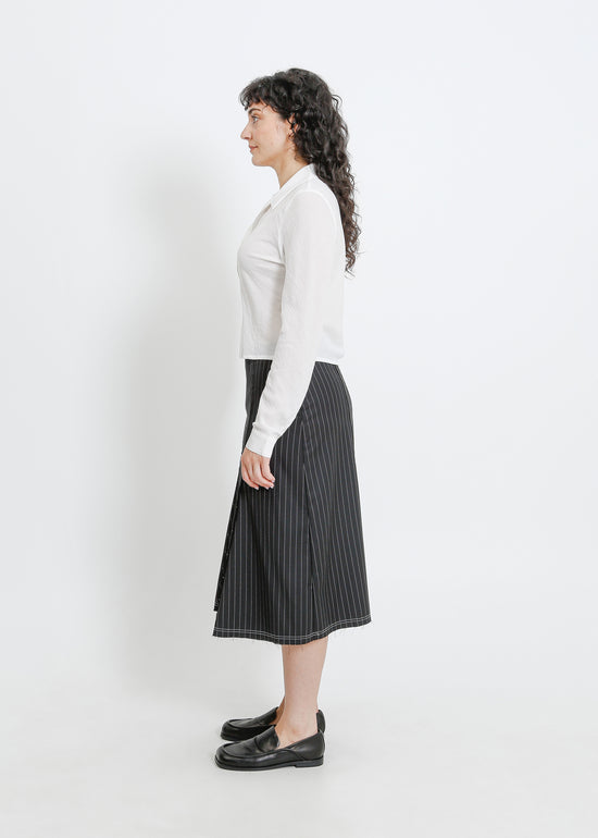 STEVIE SKIRT / BLACK-WHITE