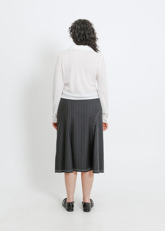 STEVIE SKIRT / BLACK-WHITE