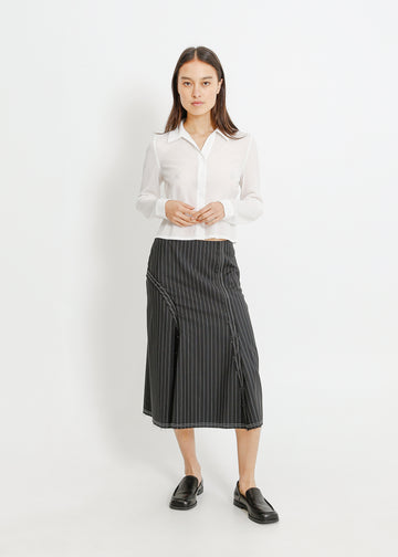 STEVIE SKIRT / BLACK-WHITE