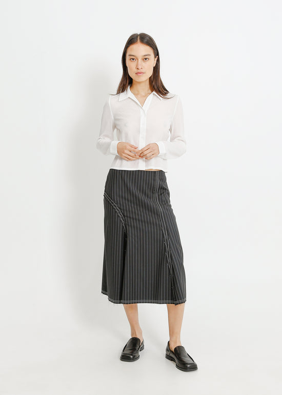 STEVIE SKIRT / BLACK-WHITE