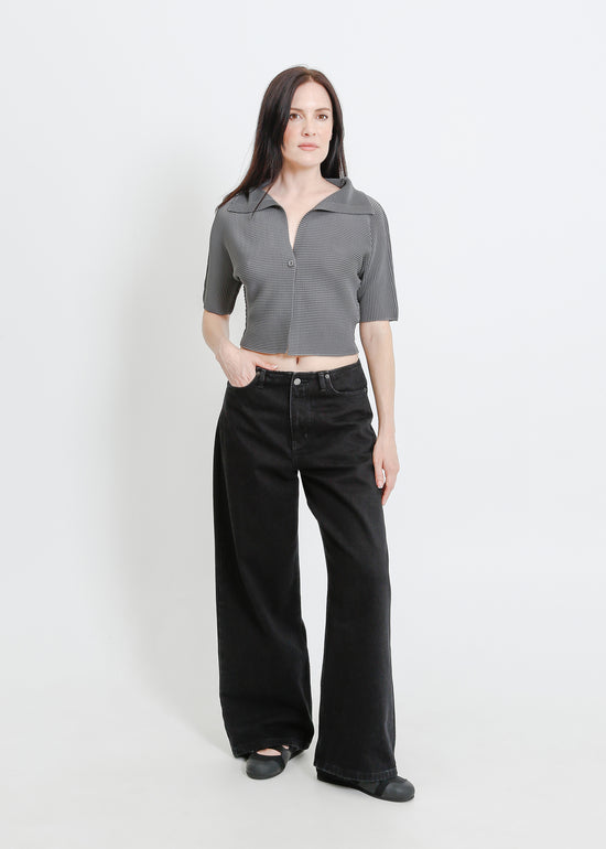 Zia Pleat Bolero / Graphite