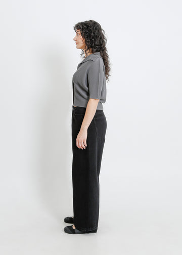 ZIA PLEAT BOLERO / GRAPHITE