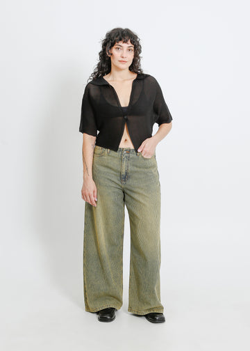 ZIA PLEAT BOLERO / ONYX