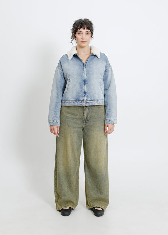 PIP DENIM JACKET / LIGHT INDIGO