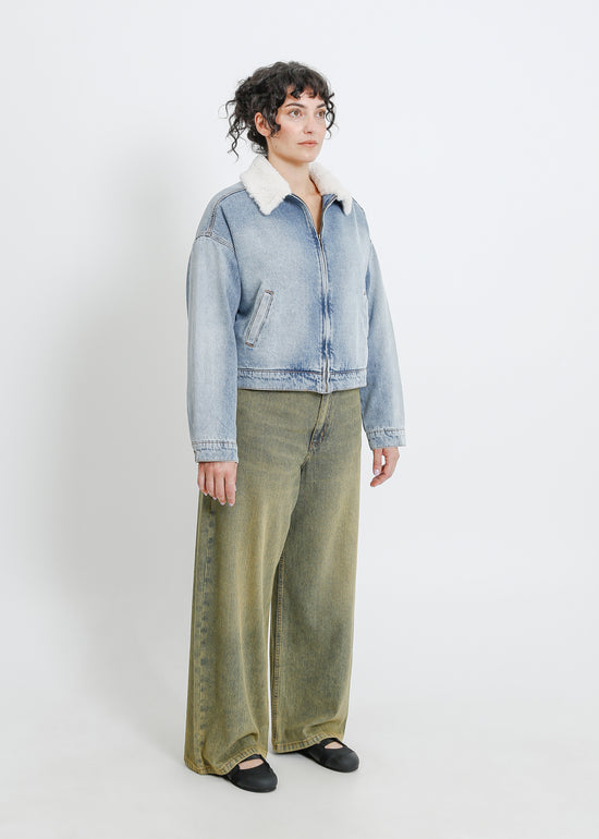 PIP DENIM JACKET / LIGHT INDIGO