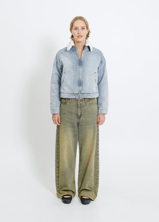 PIP DENIM JACKET / LIGHT INDIGO