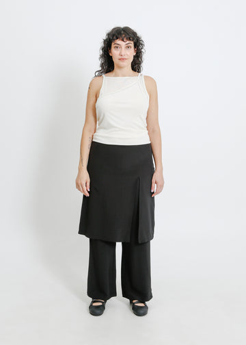 SLOANE PANT SKIRT / BLACK