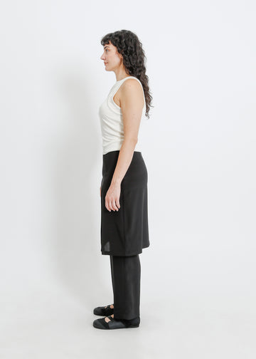 SLOANE PANT SKIRT / BLACK