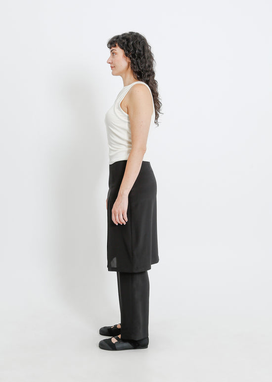 SLOANE PANT SKIRT / BLACK
