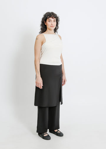 SLOANE PANT SKIRT / BLACK