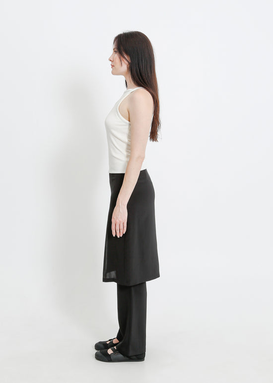 SLOANE PANT SKIRT / BLACK