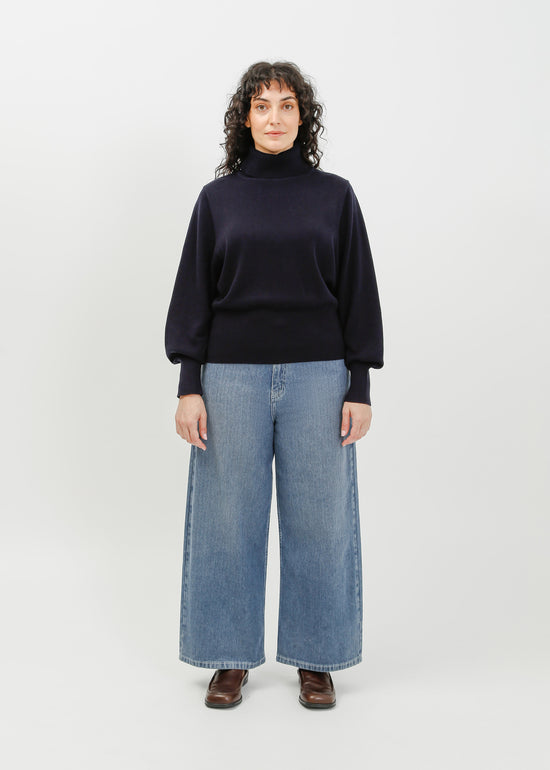 Benson Knit Top / Navy