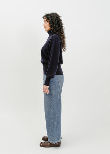 Benson Knit Top / Navy