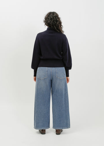 Benson Knit Top / Navy