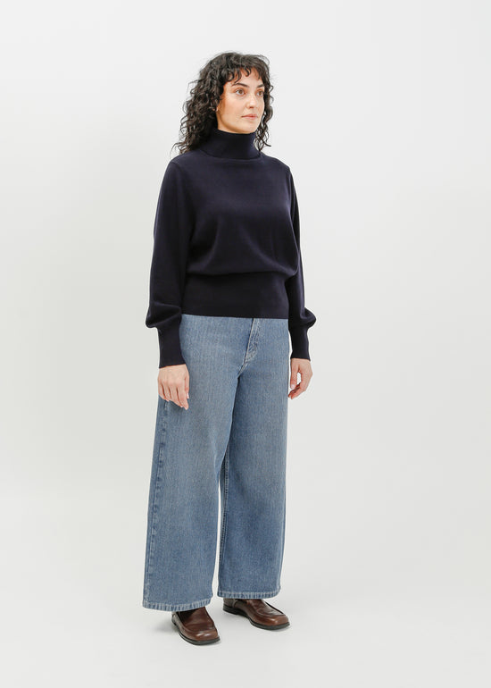 Benson Knit Top / Navy