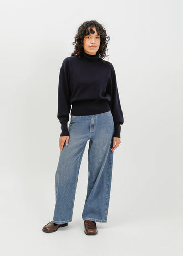 Benson Knit Top / Navy