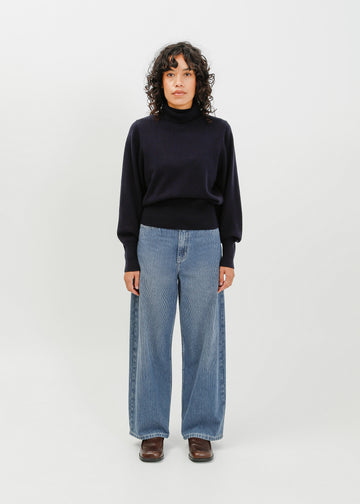 Benson Knit Top / Navy