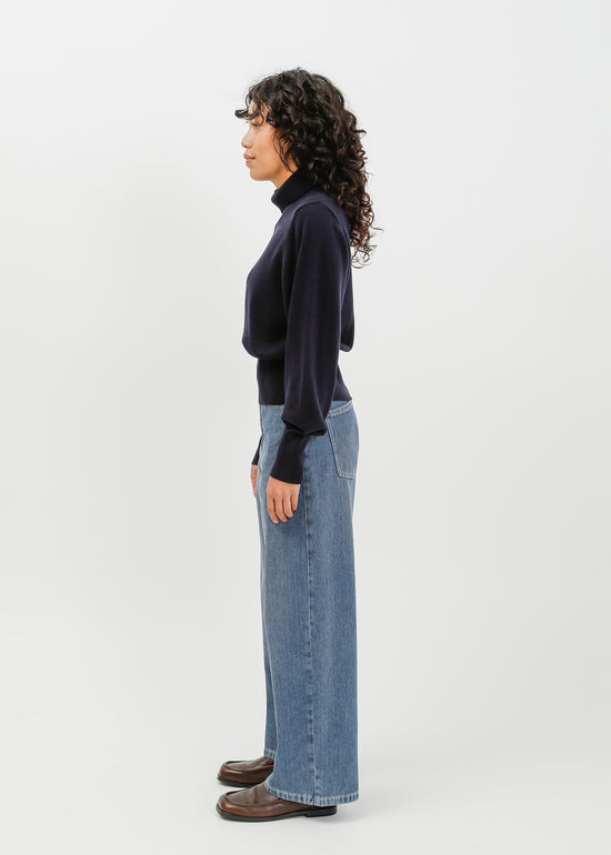 Benson Knit Top / Navy