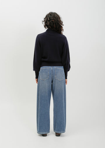Benson Knit Top / Navy