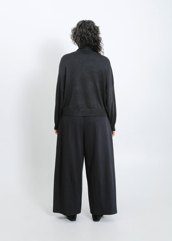 Clark Knit Top / Black Shimmer