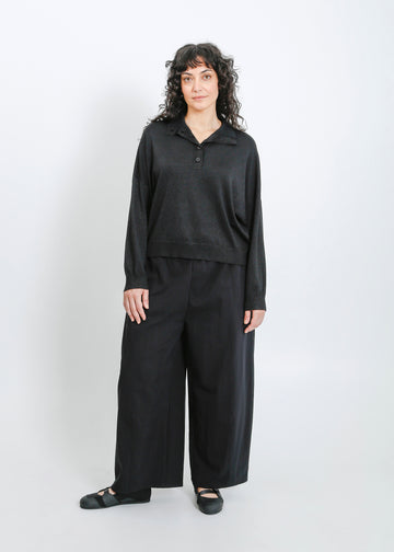 Clark Knit Top / Black Shimmer