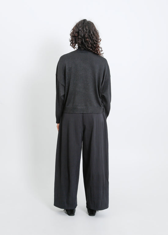 Clark Knit Top / Black Shimmer