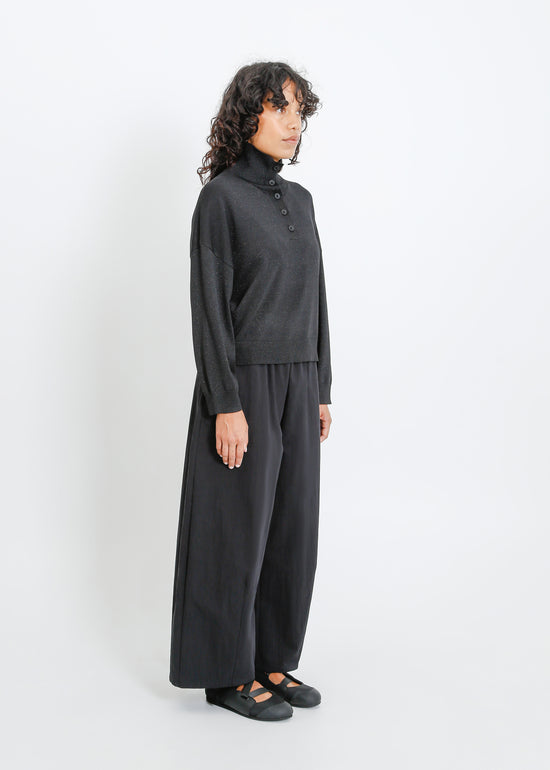 Clark Knit Top / Black Shimmer