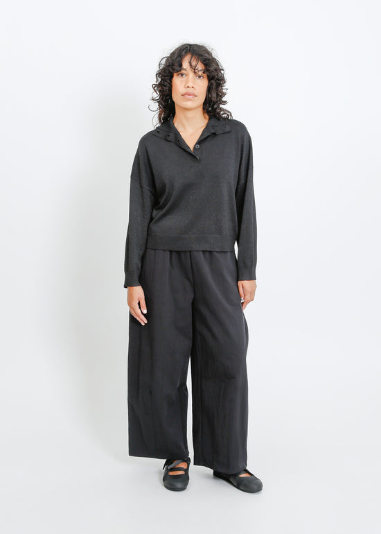 Clark Knit Top / Black Shimmer