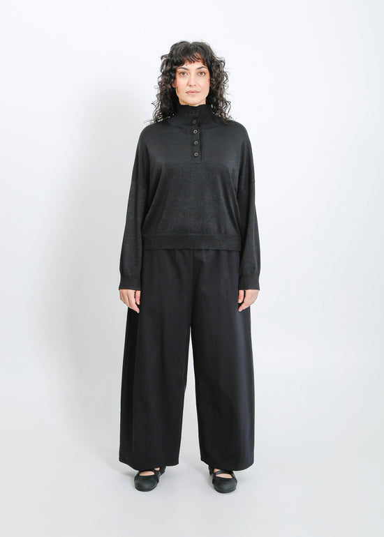 Clark Knit Top / Black Shimmer