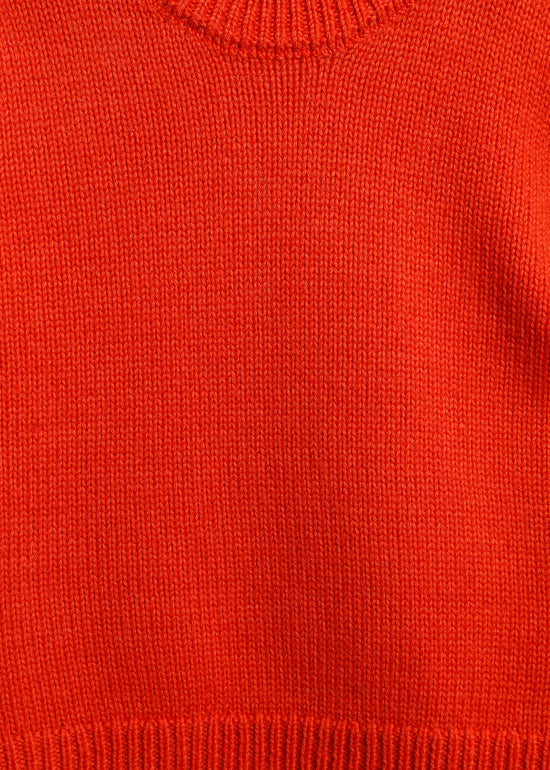 Waylen Knit Sweat / Flame