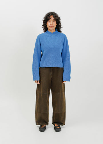 Myles Knit Sweat / Marine