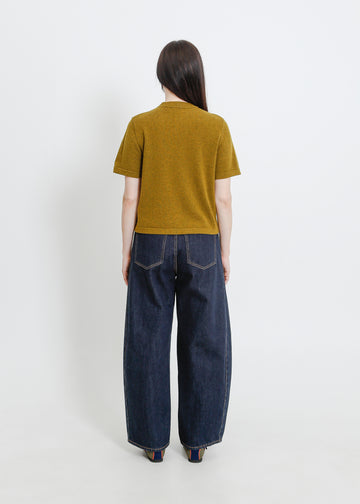 GAYA KNIT TEE / OLIVE MARLE