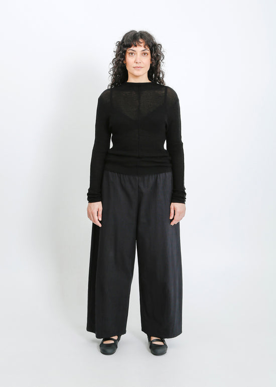 Sana Knit Top / Black