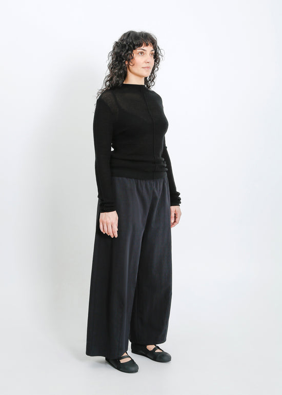 Sana Knit Top / Black