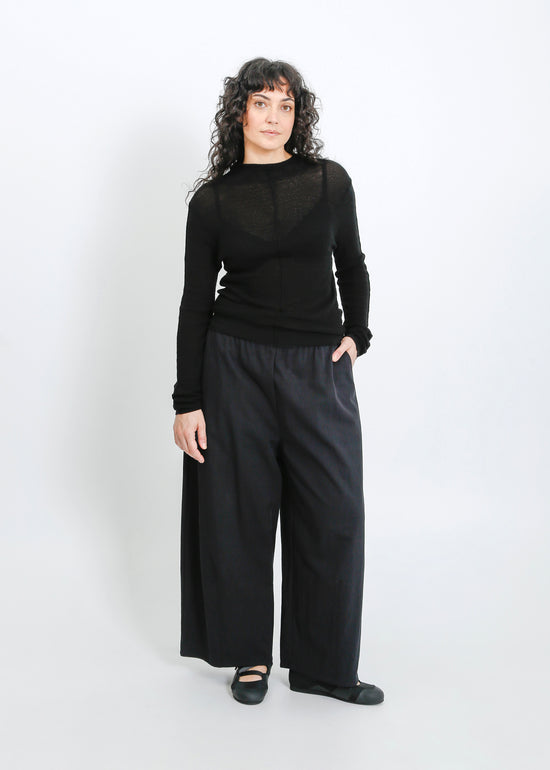 Sana Knit Top / Black