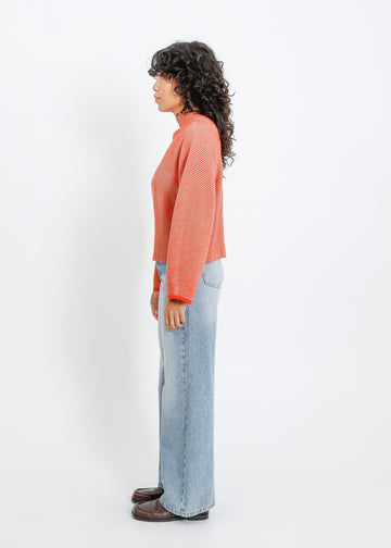 Bonnie Knit Sweat / Flame-Moss