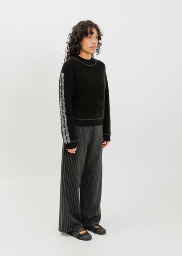 Oakland Knit Sweat / Black