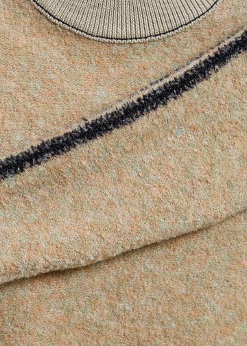 Oakland Knit Sweat / Beige-Mint